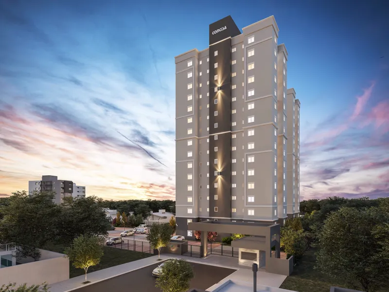 Fachada do Residencial Vega em Novo Hamburgo, Construtora Concisa